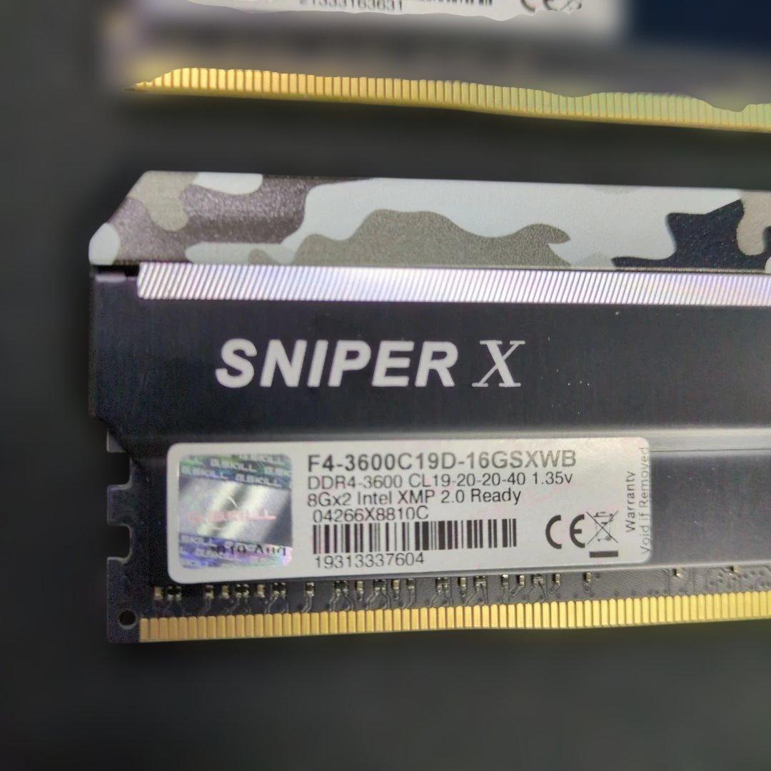 メモリー G.SKILL SNIPER X 32GB DDR4-3600