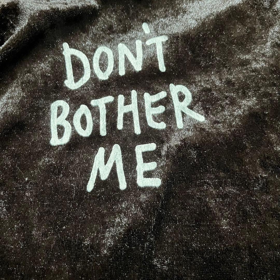 HYSTERIC GLAMOUR 長袖ベロアプルオーバー　トップス 黒　フリー