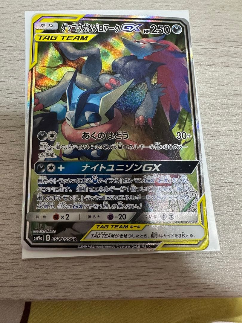 ゴ*ン様 ゲッコウガ＆ゾロアークgx sa