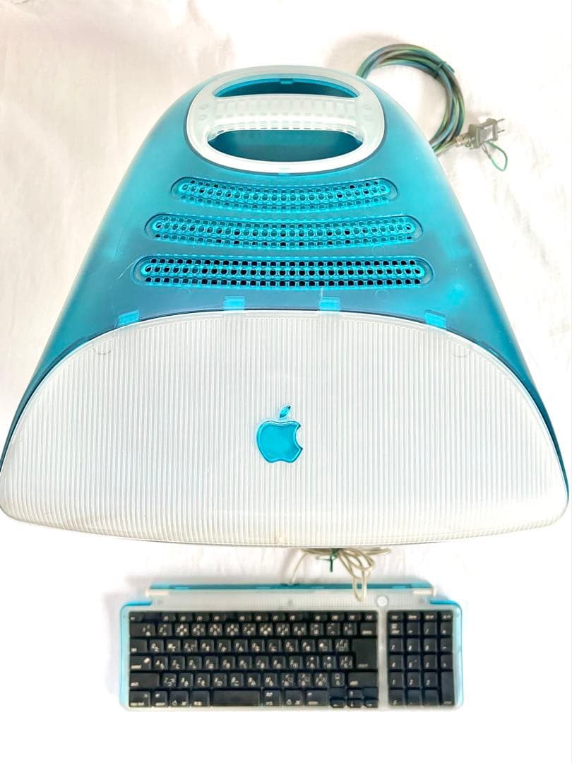 【美品・※エラー有】Apple iMacG3 ボンダイブルー 初代iMac