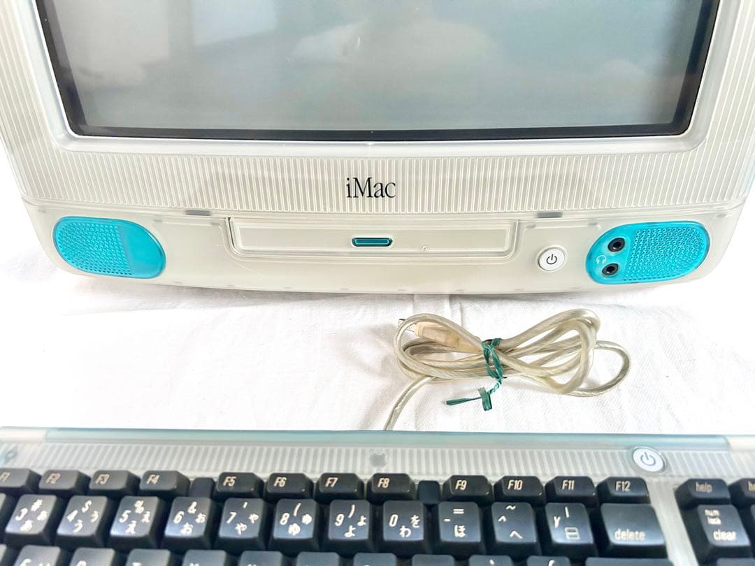 【美品・※エラー有】Apple iMacG3 ボンダイブルー 初代iMac