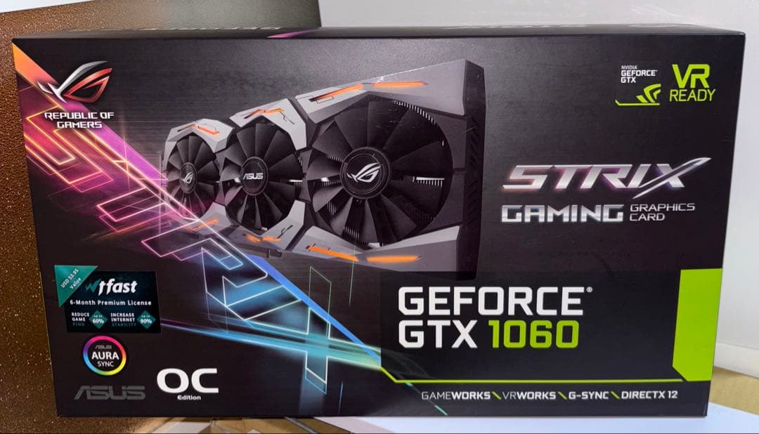 グラフィックボード・グラボ・ビデオカード ASUS ROG STRIX-GTX1060-O6G-GAMING
