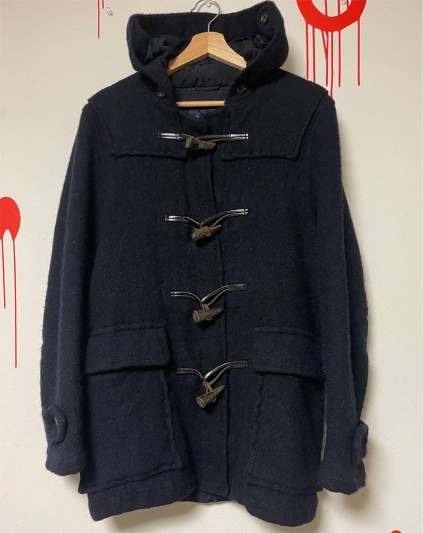 COMME des GARCONS コムデギャルソン ウール縮絨 ダッフルコート
