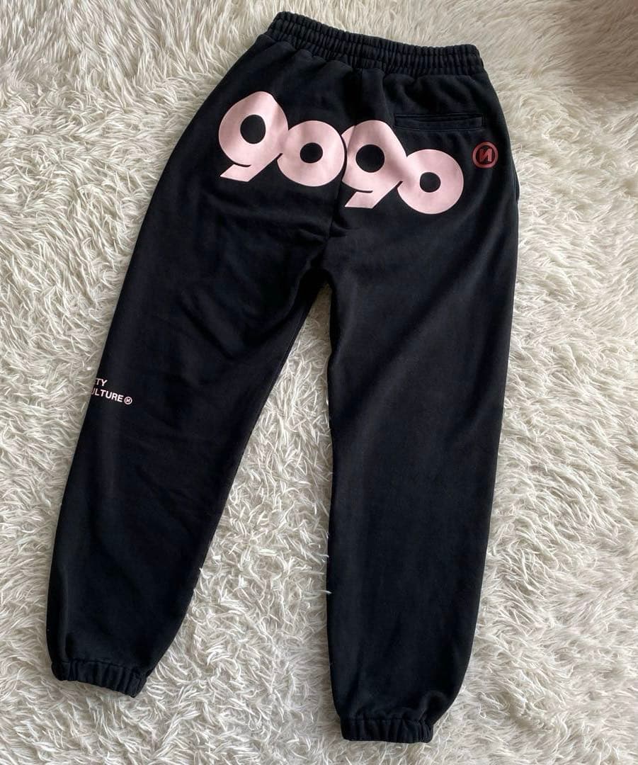 専用です9090 90 Logo Sweat Pants ピンク　ブラック　M
