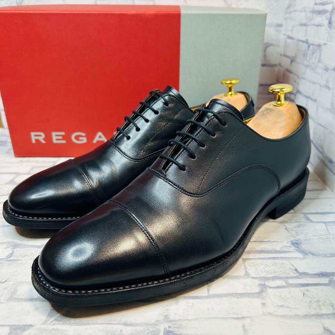 【日本製/極美品】REGAL W21A ストレートチップ 内羽根 25.5cm