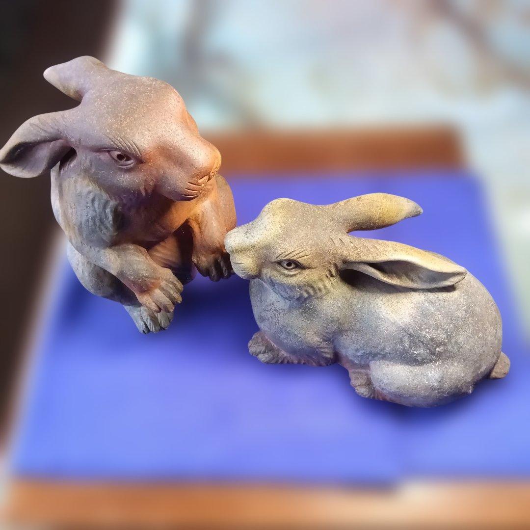 備前焼名工小西陶古作兎