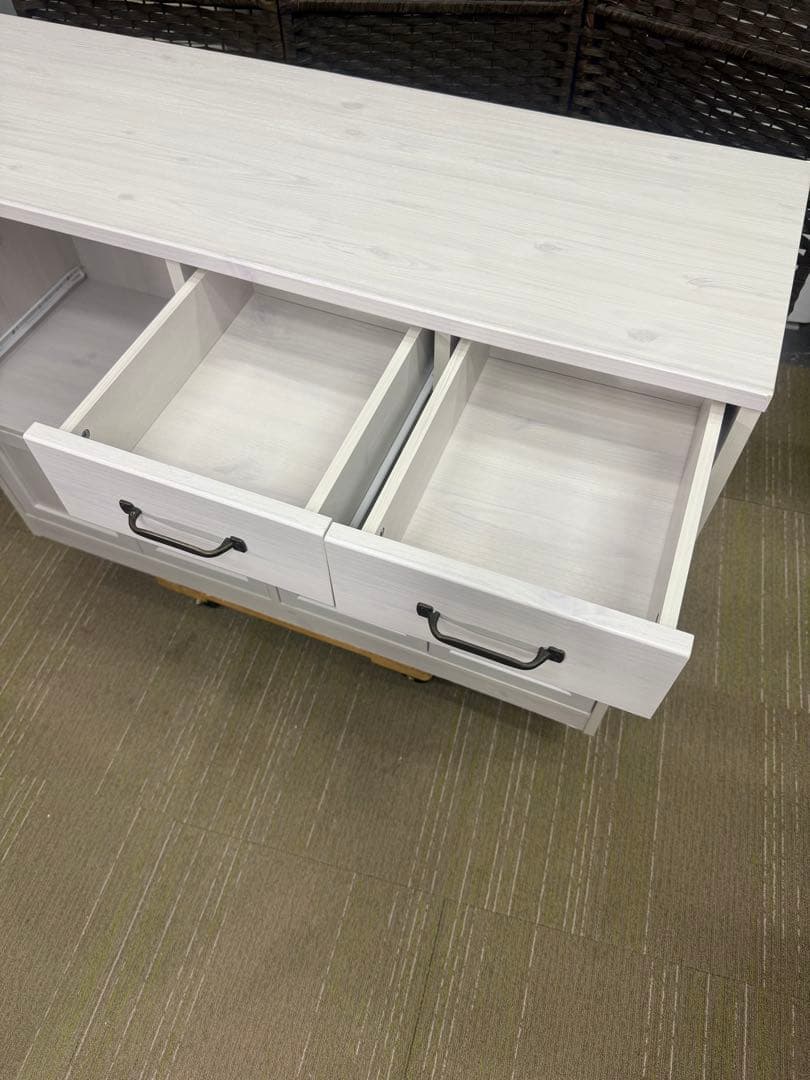 【洗浄消毒作業済】佐藤産業 LUFFY レンジボード レンジ台LU80-120L