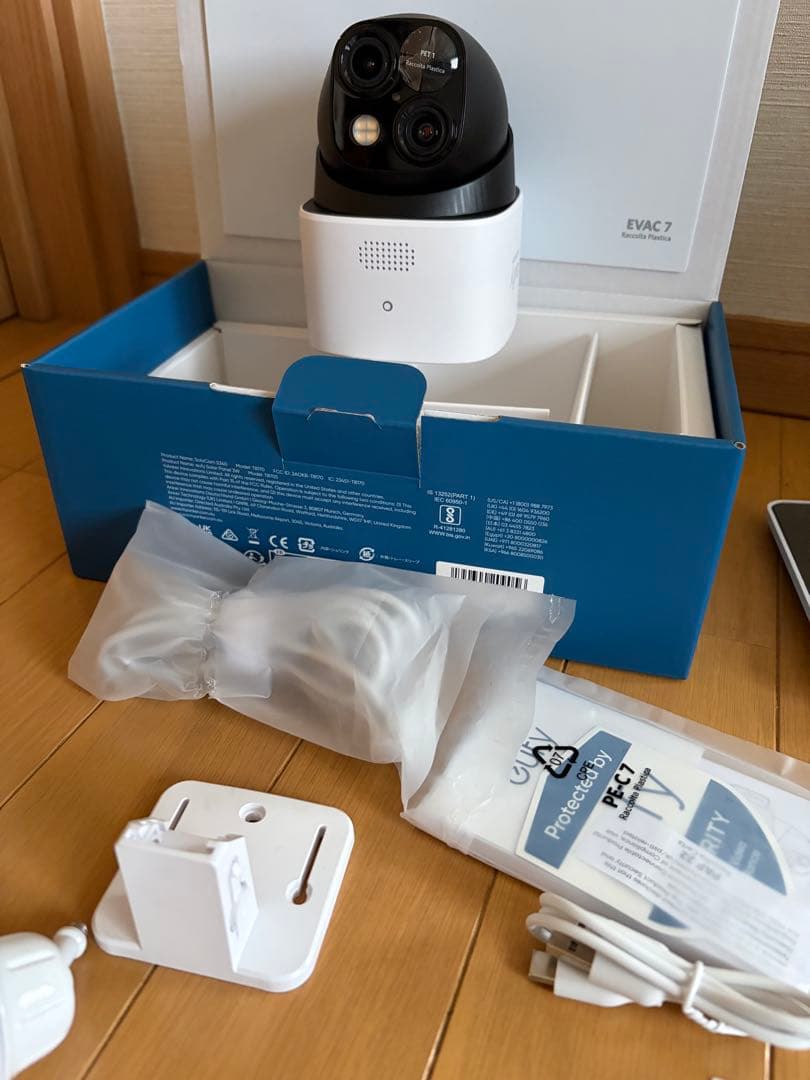 eufy S340 防犯カメラ　防雨カバー　ブラケット付　ポン付けセット