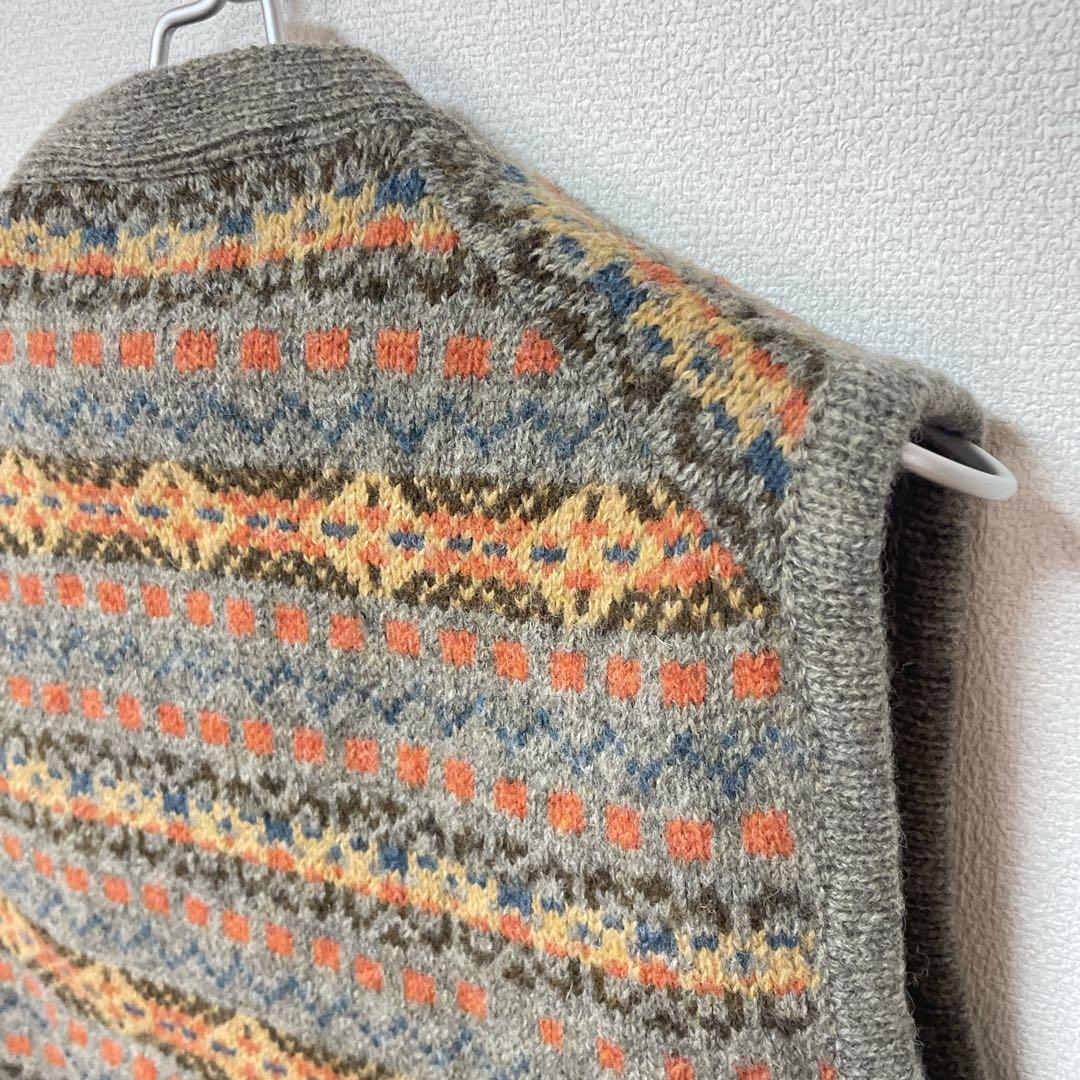 Nigel Cabourn フェアアイル ニットベスト スコットランド製