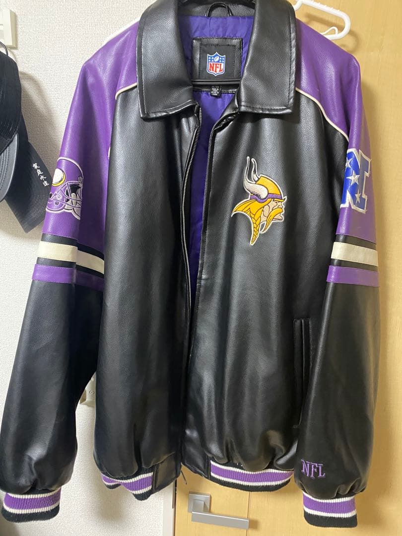 NFL Minnesota Vikings レザージャケット XXL値下げ可