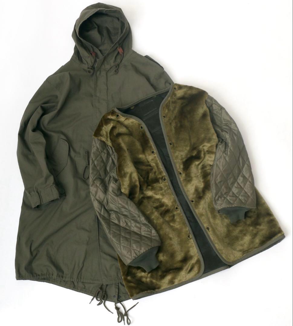 【美品】Houston モッズコート グリーン　米軍 M-51 パーカー