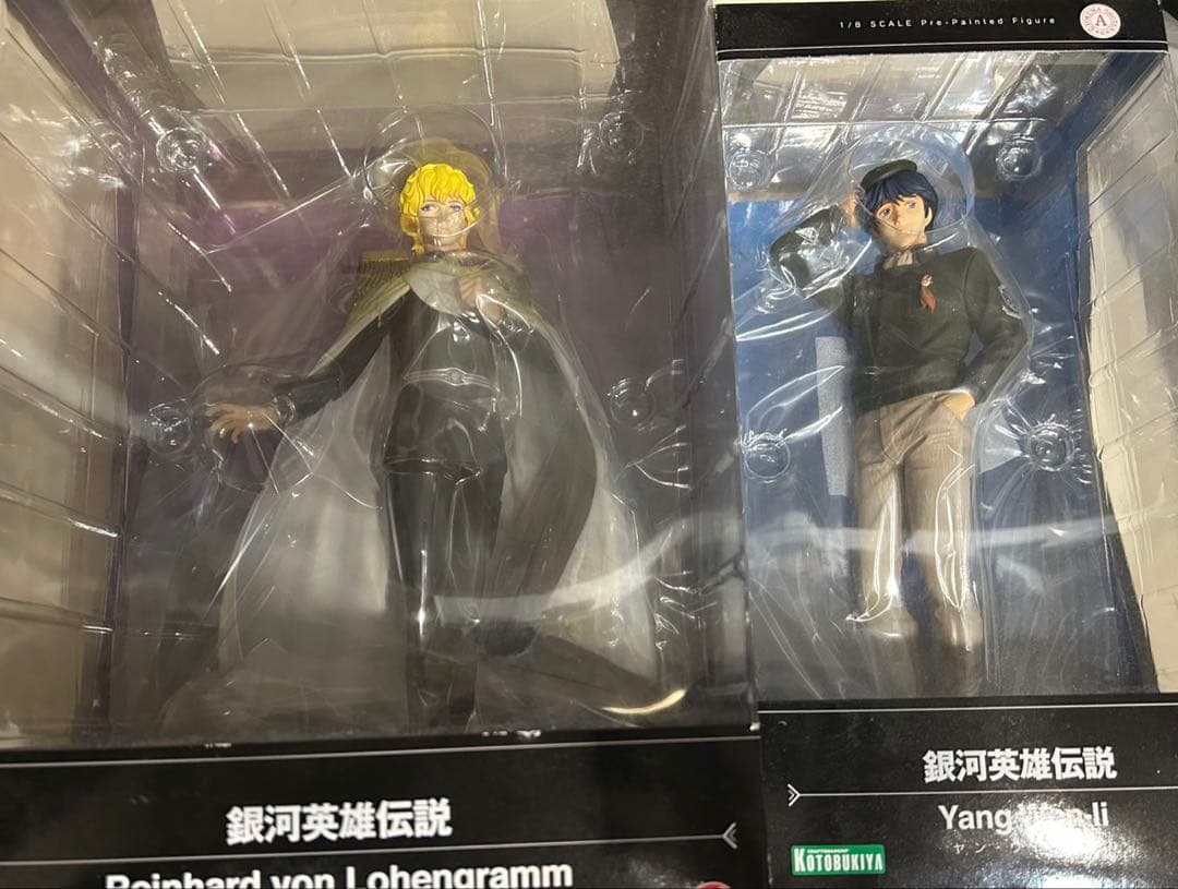 パ*ウ様 銀河英雄伝説　フィギュア　ラインハルト　ヤン　セット