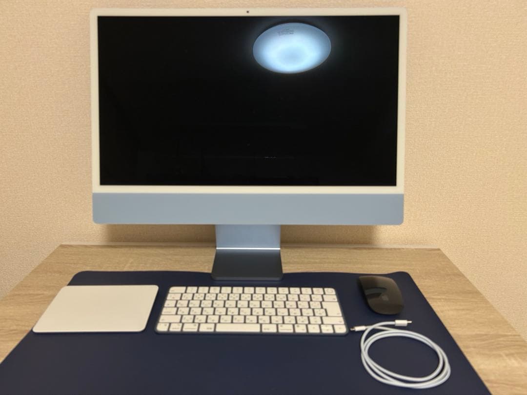 iMac M1 16GB SSD 512GB青 ワイヤレスキーボード・マウス付き