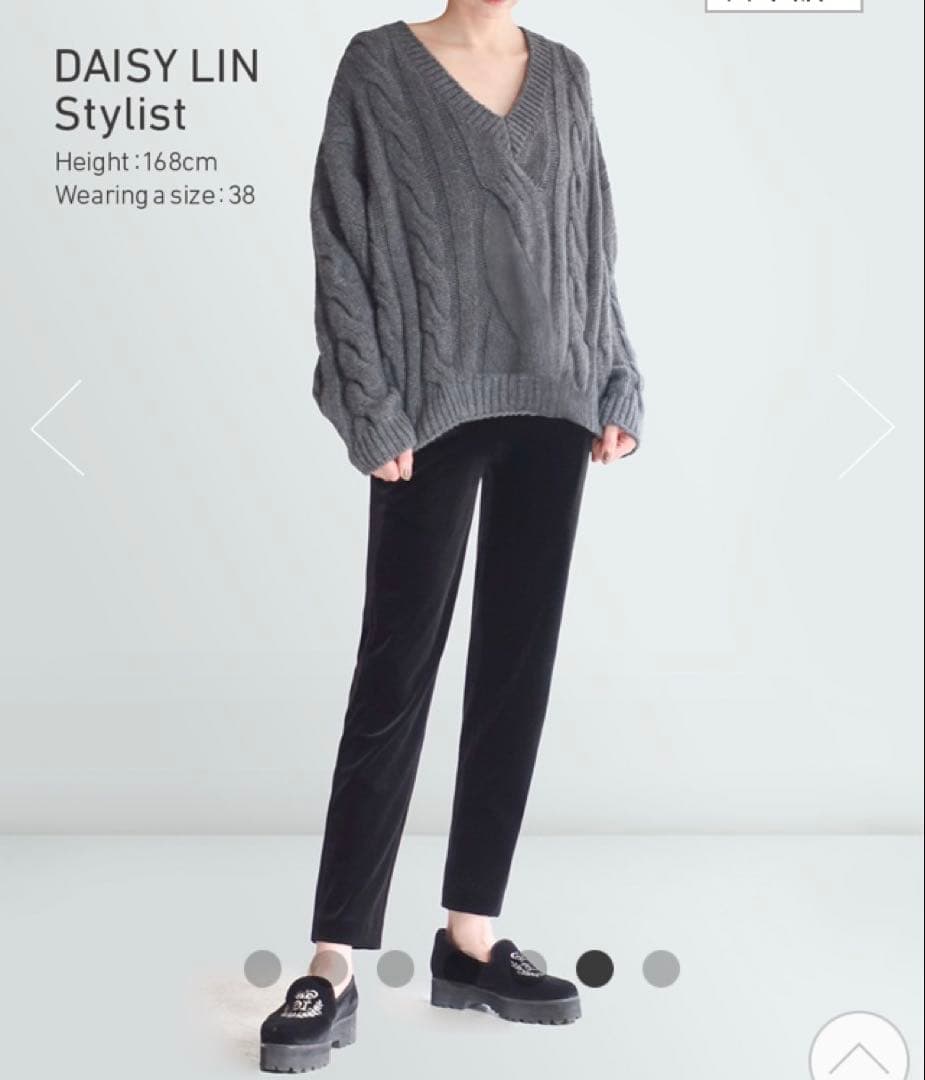 フォクシー デイジーリン 美脚パンツ Shape Velour