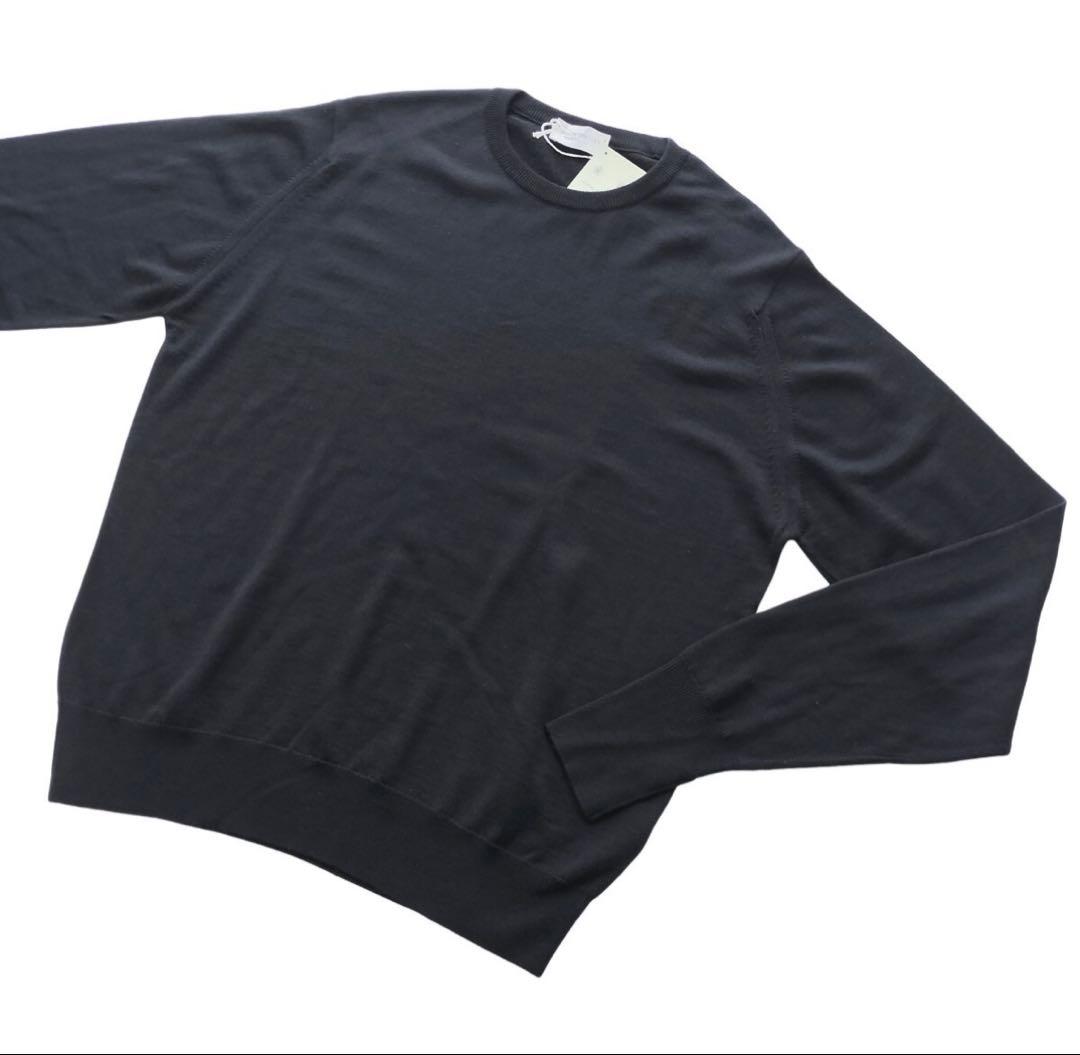 ジョンスメドレー/JOHN SMEDLEY 24G長袖クルーネックメリノニット