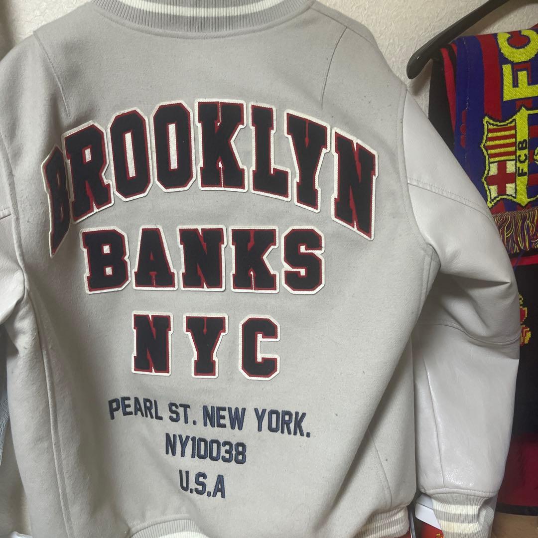 美品スタジャン ホワイト　限定品