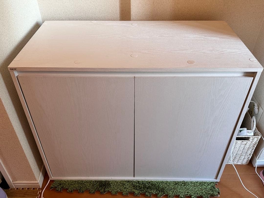 ジェックス GEX アクアラック ウッド 幅90×奥行き45cm水槽用 ホワイト