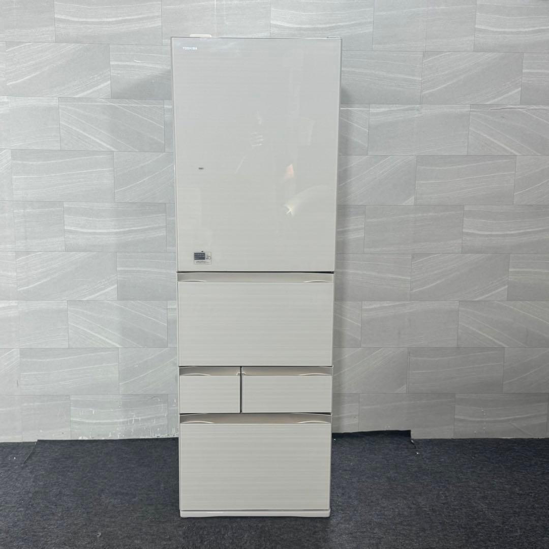 TOSHIBA 冷蔵庫 大型 5ドア 右開き 465L 2〜5人用 d4536