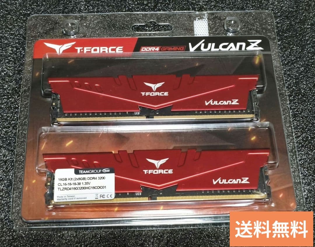 メモリー TEAMGROUP T-FORCE 16G(2x8Gb) DDR4 3200