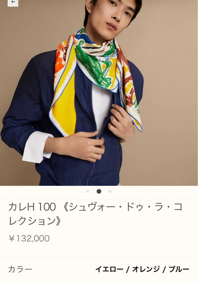 新品未使用　エルメス　カシシル100
