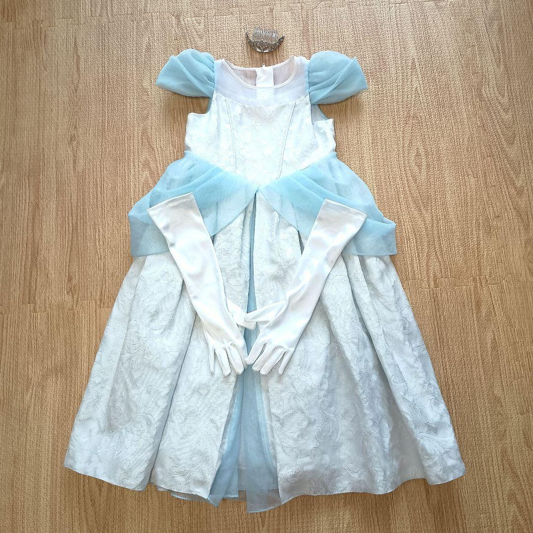 ビビディバビディブティック　シンデレラ　ドレス110 手袋・ティアラ