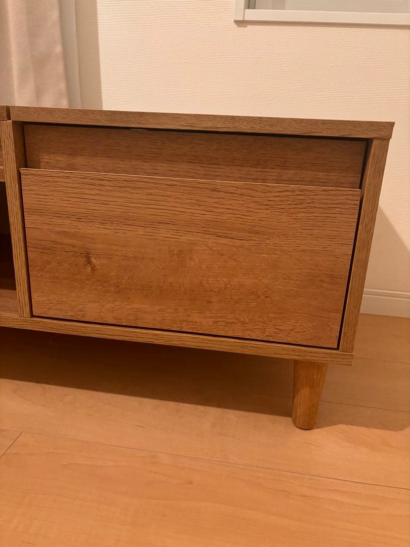 LOWYA テーブルドレッサー　ロータイプ鏡台　収納