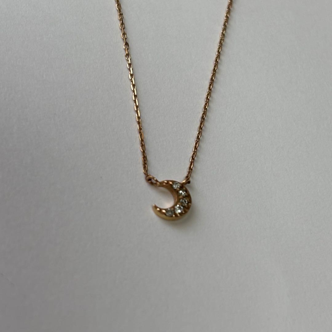 Canal 4℃ K10 ムーン ネックレス