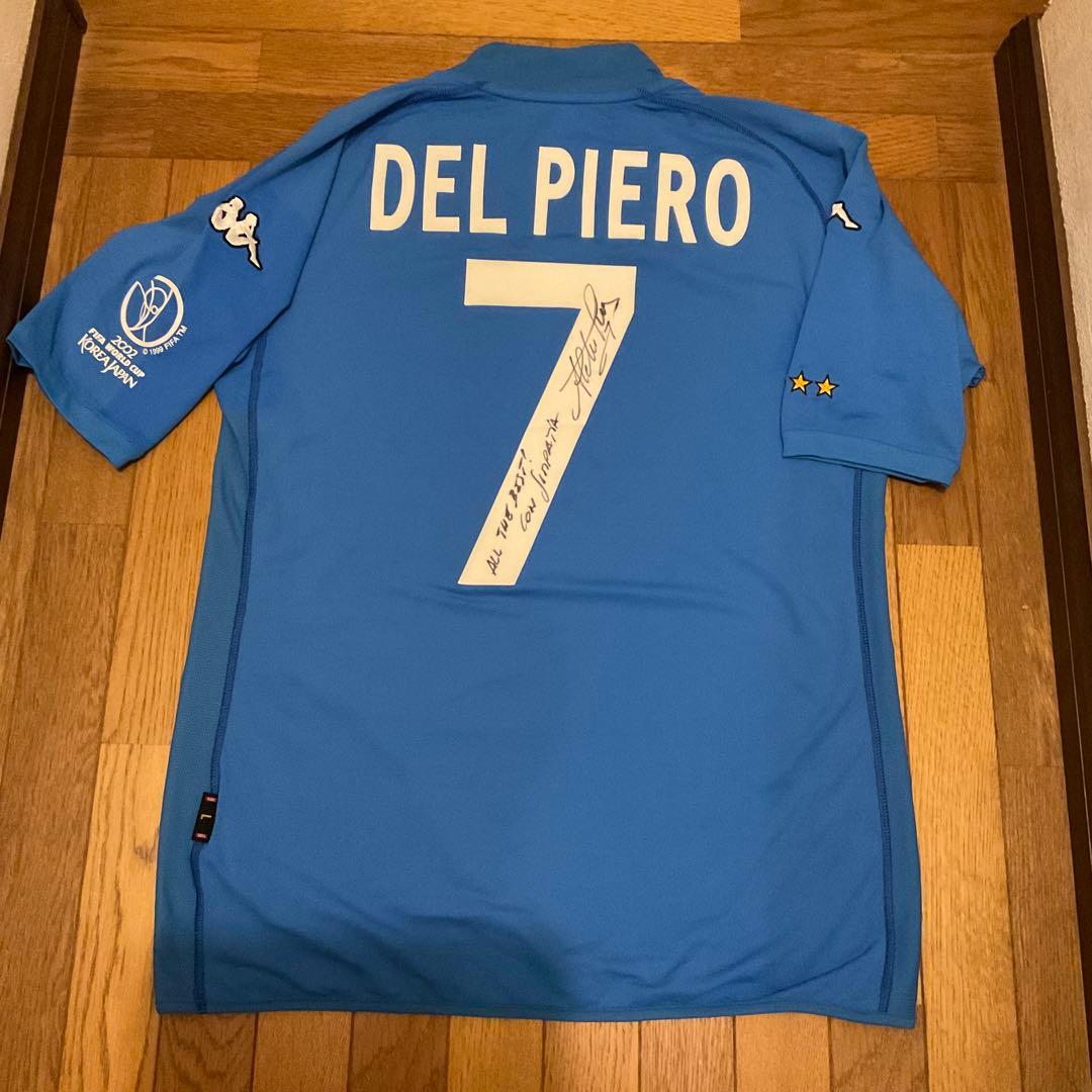 記念グッズ Azzuri Alessandro Del Piero Signed Shirt