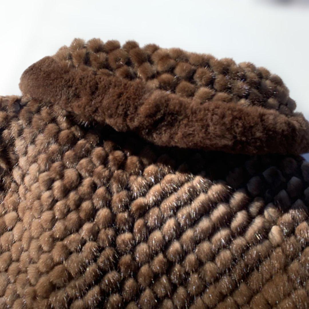 高級　サガミンク　毛皮　ハーフコート　ファー