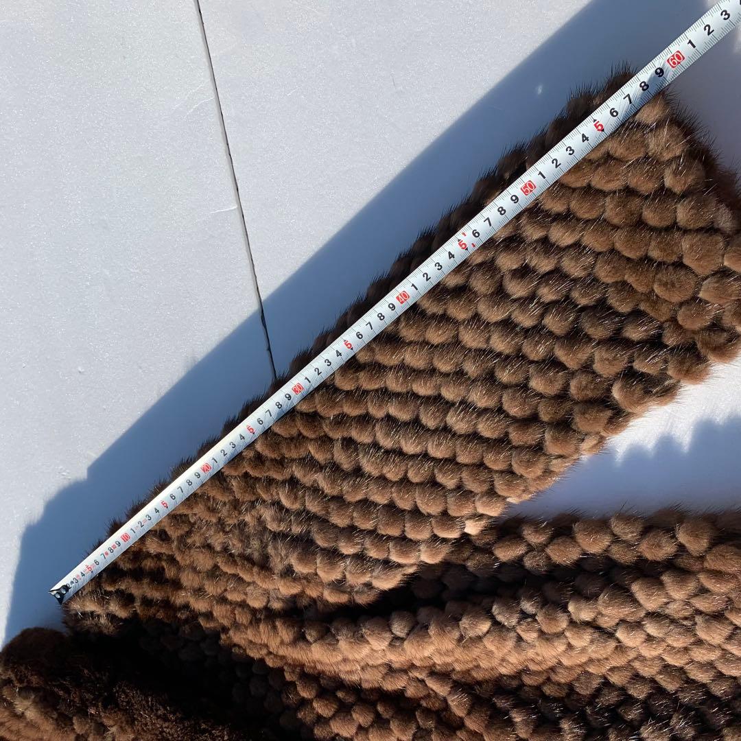 高級　サガミンク　毛皮　ハーフコート　ファー