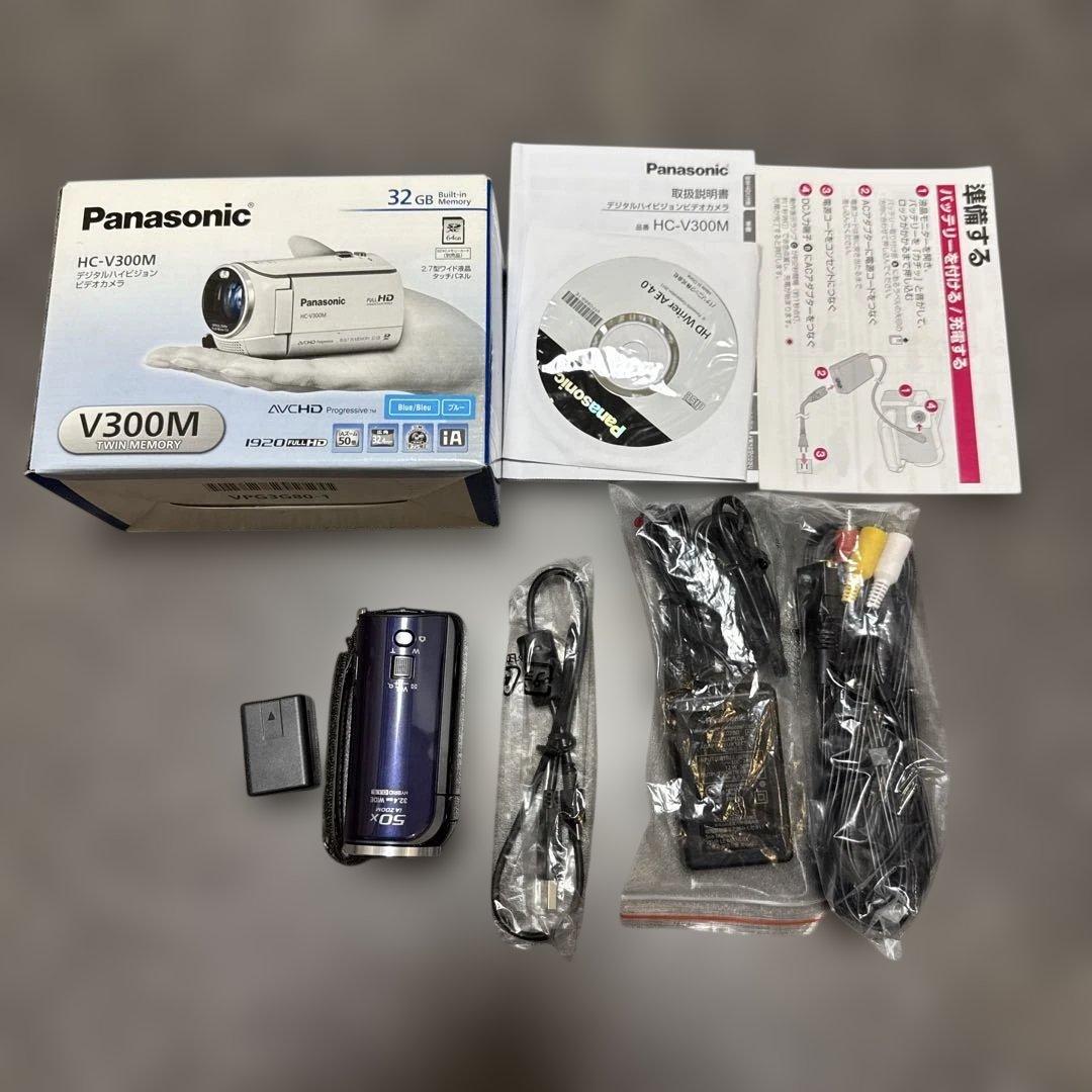 【良品】Panasonic HC-V300M　ビデオカメラ