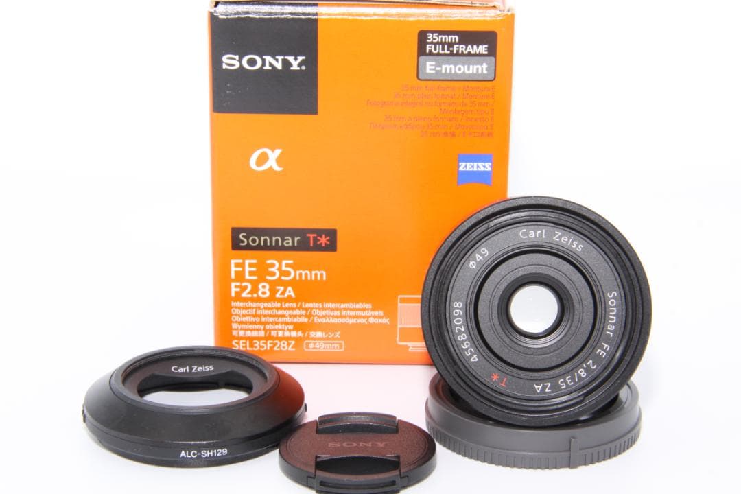 動作確認済 SONY Sonnar T* FE 35mm F2.8 #L551
