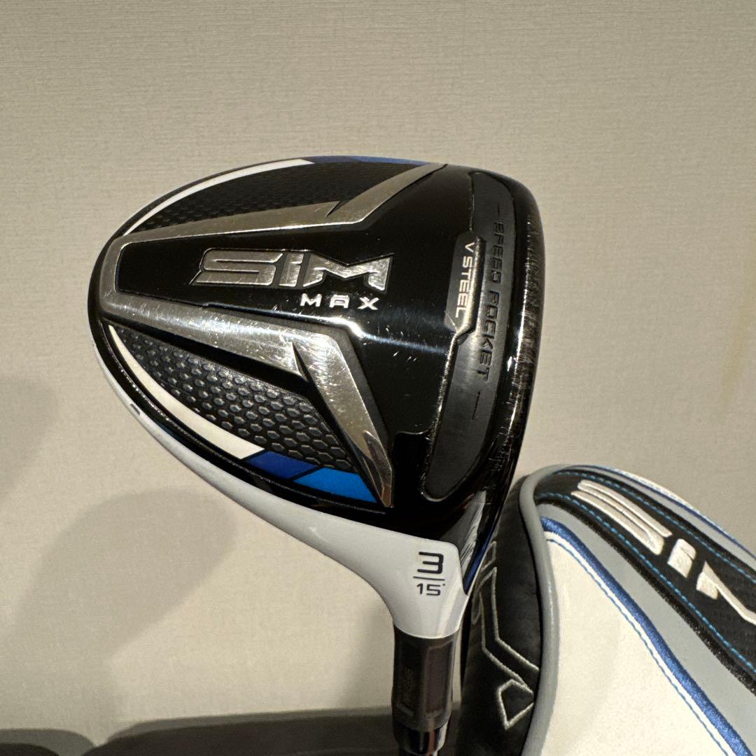 TaylorMade SIM MAX 15° 3番FW TENSEI 6S