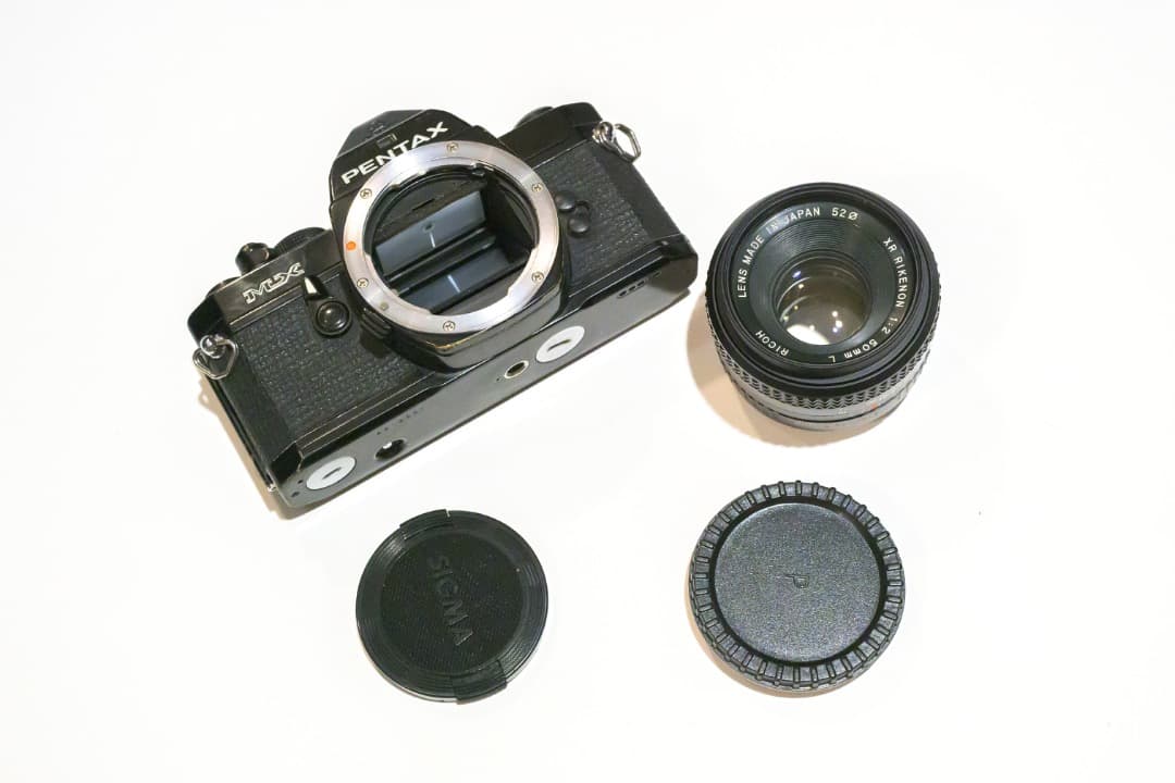 PENTAX MX + Rikenon 50mm f/2 レンズセット