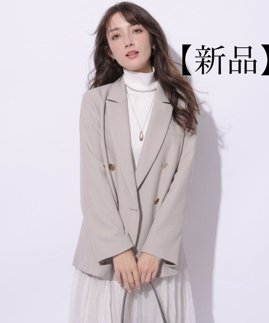 Apuweiser-riche 【新品】 ダブル釦テーラージャケット 金ボタン