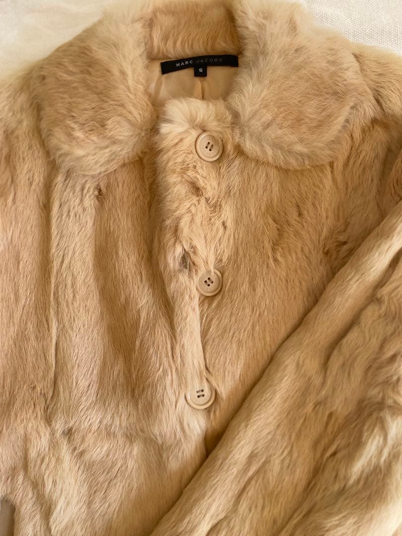 マークジェイコブス スーパーソフト リアルファーコートサイズ6（目安：M〜L）