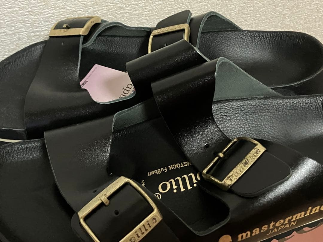 mastermind JAPAN ×Papillioブラックサンダル