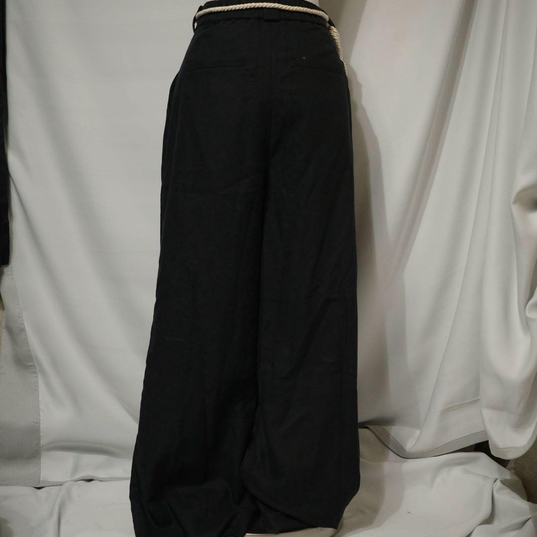 パンツ 2000's archive Black buggy slacks y2k