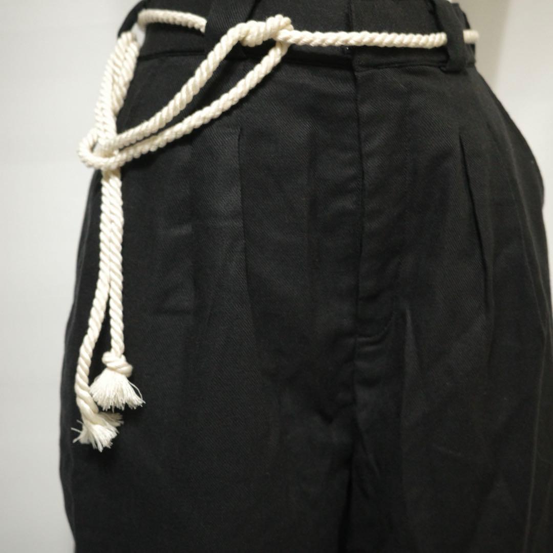 パンツ 2000's archive Black buggy slacks y2k