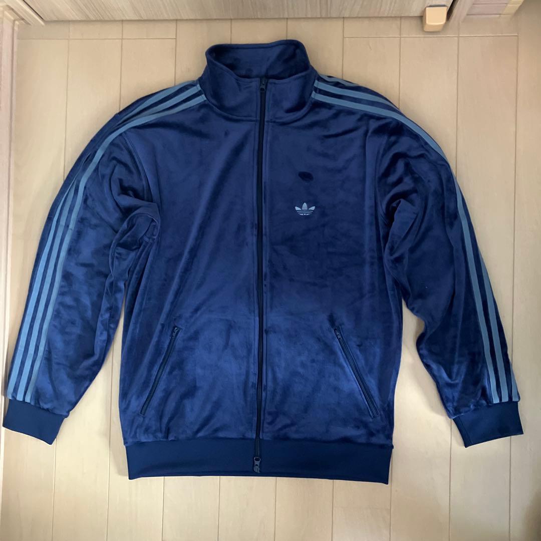 adidas Originals ベッケンバウアー ベロア トラック トップ