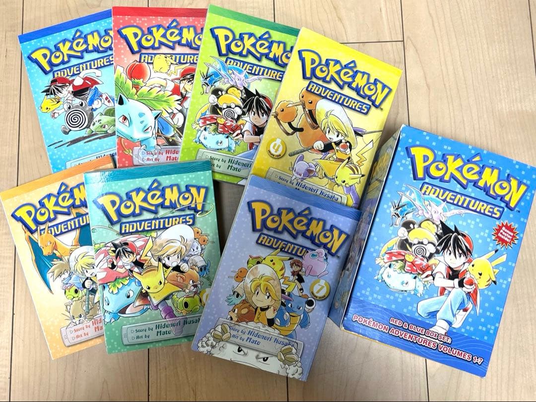 Pokemon adventures 英語コミック7冊セット