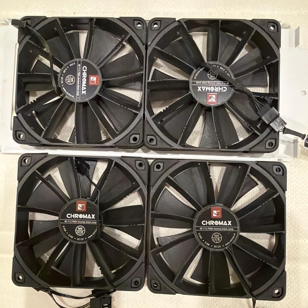 PC用ファン・クーラー Noctua NF-F12 PWM chromax.