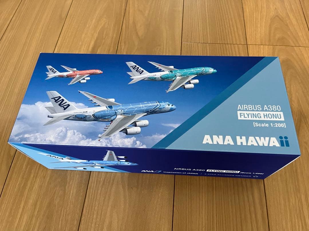 航空機・ヘリコプター ANA AIRBUS A380 Flying Honu 1/200