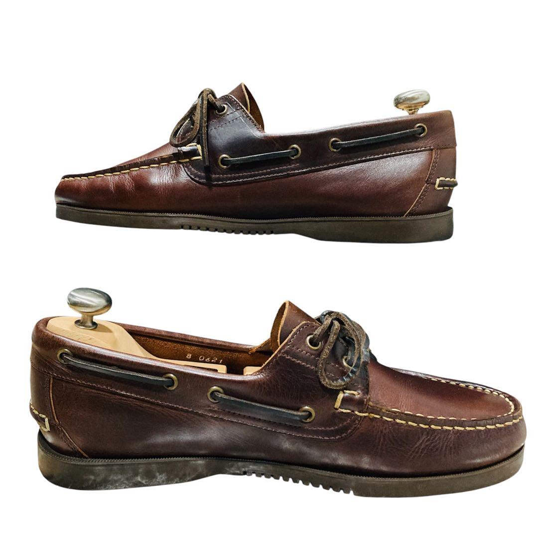 美品　Paraboot パラブーツ　デッキシューズ　8 ブラウン　バース