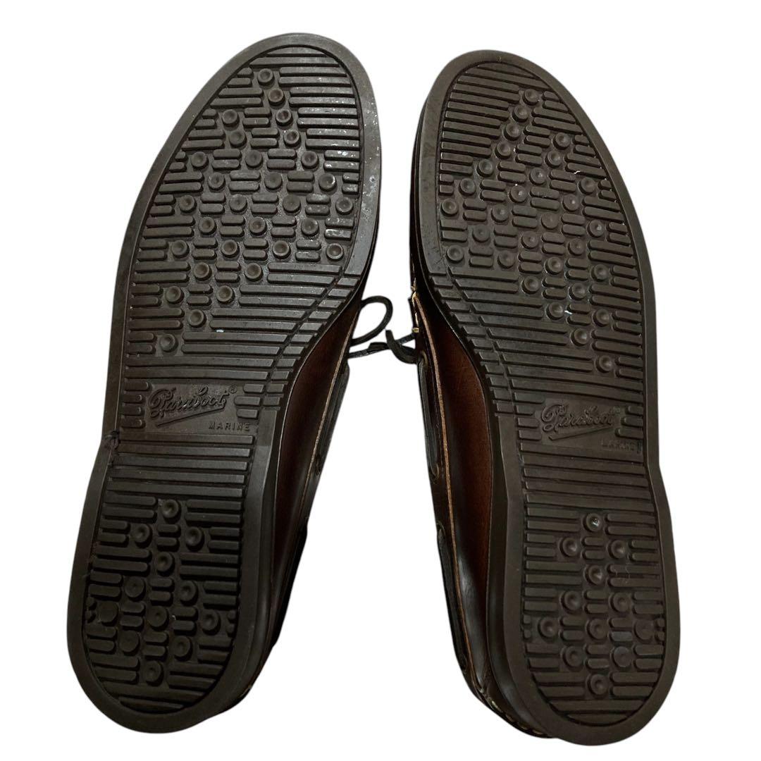 美品　Paraboot パラブーツ　デッキシューズ　8 ブラウン　バース