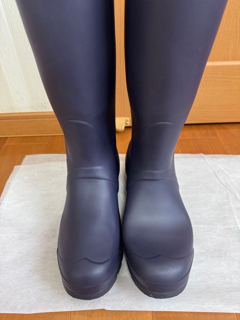 HUNTERオリジナルトールロングブーツUK6/US7M/8F/EU39ネイビー