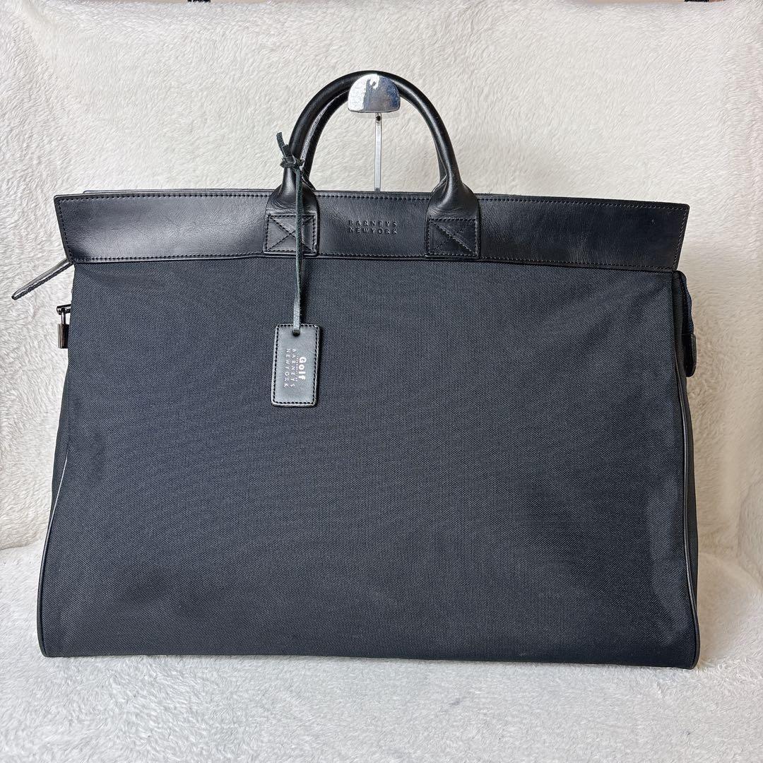 BARNEYSNEWYORK Golf ボストンバッグ 鍵付き トートバッグ 黒