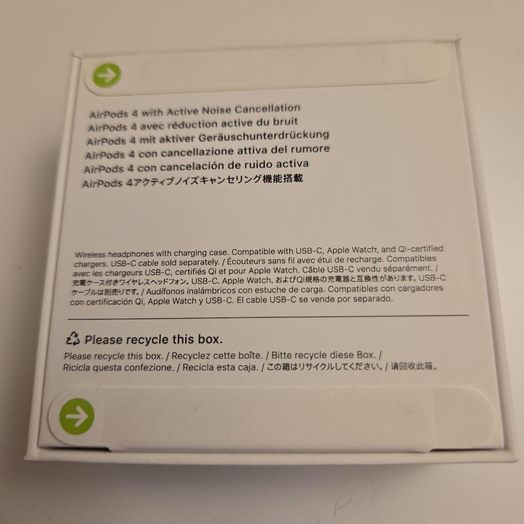 Apple AirPods 4 anc搭載 新品未使用未開封