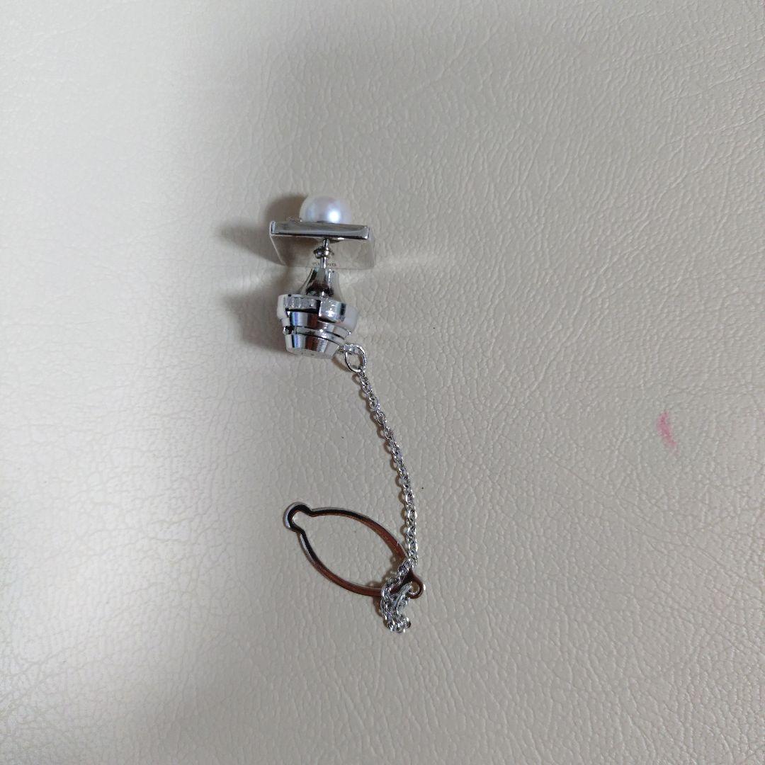 ROCCA パール付きネクタイピン、カフス