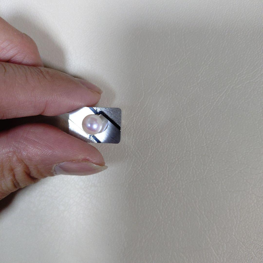 ROCCA パール付きネクタイピン、カフス